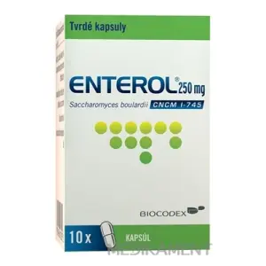 Enterol 250 mg kapsuly cps dur (fľ. skl.) 1x10 ks