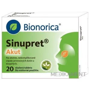 SINUPRET Akut tablety 20 ks