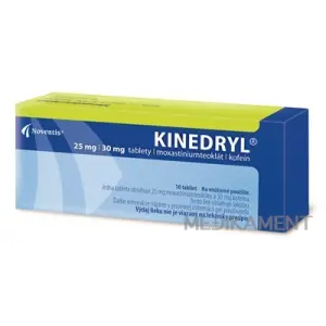 KINEDRYL tbl 25 mg/30 mg (blis.PVC/Al) 1x10 ks