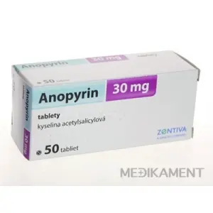 Anopyrin 30 mg tbl 30 mg 1x50 ks
