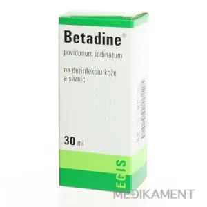 Betadine dezinfekčný roztok 100 mg/ml 30 ml