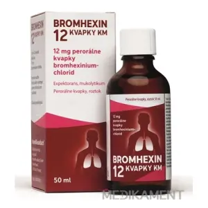 BROMHEXIN 12 KVAPKY KM kvapky 50 ml