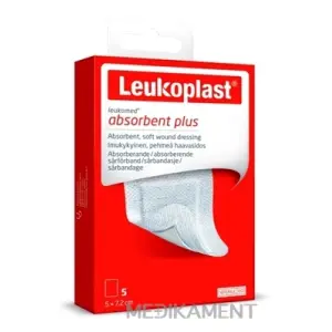 LEUKOPLAST LEUKOMED absorbčná náplasť na rany 5 x 7,2 cm 5 ks