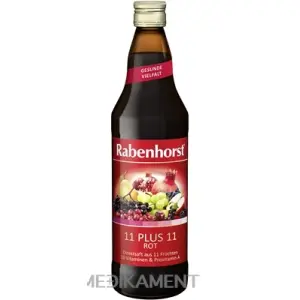 Rabenhorst 11 + 11 MULTIVITAMÍN ROT šťava z červeného ovocia 750 ml