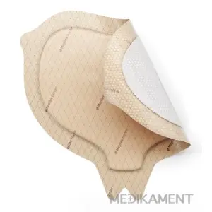 Mepilex Border Sacrum samolepivé krytie s mäkkým silikónom 16 x 20 cm 10 ks