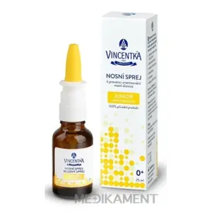 VINCENTKA NOSOVÝ SPREJ JUNIOR hypotonický 25 ml