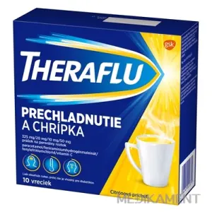 THERAFLU PRECHLADNUTIE A CHRÍPKA vrecuška 10 ks