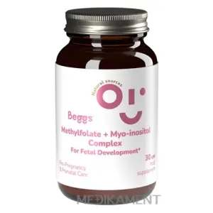 Beggs METHYLFOLATE + Myo-inositol COMPLEX (s folátom v tehotenstve) kapsuly 30 ks