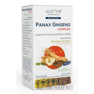 AVROPA PANAX GINSENG Complex bylinné kvapky 50 ml