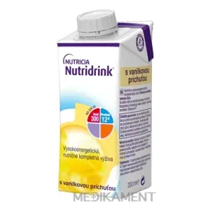 NUTRIDRINK s vanilkovou príchuťou 24 x 200 ml