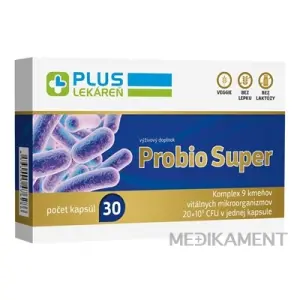 PLUS LEKÁREŇ Probio Super kapsuly 30 ks