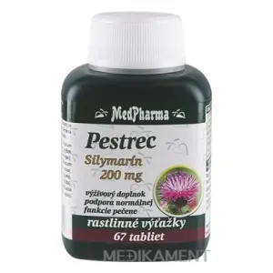 MedPharma PESTREC Silymarín 200 mg tablety 67 ks