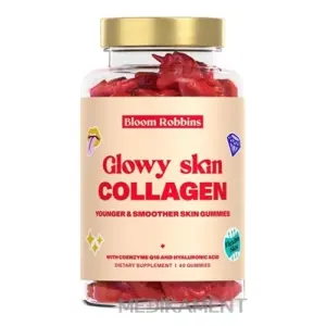 Bloom Robbins Glowy Skin - COLLAGEN žuvacie pastilky - gumíky jednorožci 40 ks