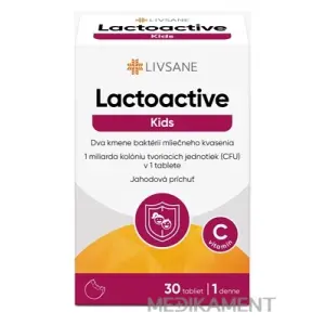 LIVSANE Laktoaktívne tablety Kids tablety 30 ks