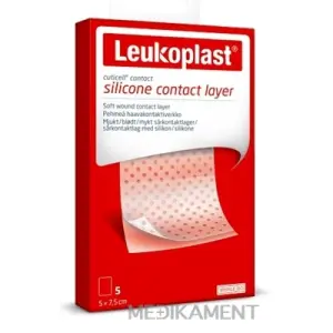 LEUKOPLAST CUTICELL CONTACT krytie na rany sterilné 5 x 7,5 cm 5 ks