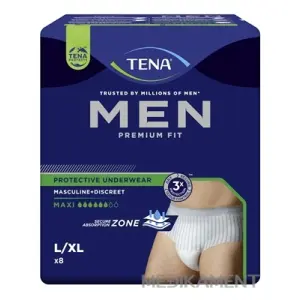 TENA Men Protective Underwear Maxi L/XL pánske naťahovacie inkontinenčné nohavičky 8 ks