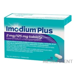 IMODIUM® Plus 2 mg/125 mg tablety 12 ks