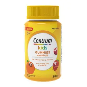 Centrum kids GUMMIES multifruit želé pastilky s vitamínmi a minerálmi 60 ks