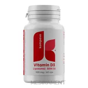 kompava Vitamín D3 kapsuly 60 ks