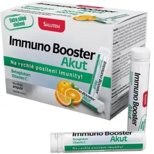 SALUTEM Immuno Booster Akut roztok v ampulkách s Betaglukánom 10 x 25 ml