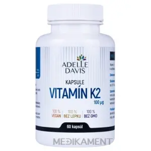 Adelle Davis VITAMÍN K2 100 mcg kapsuly 60 ks