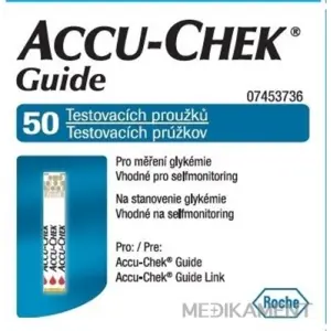 Accu-Chek Guide 50 testovacie prúžky do glukomera 50 ks