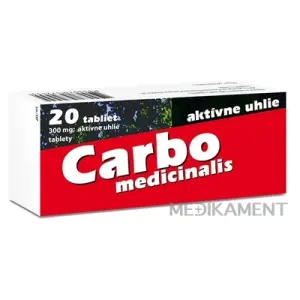 CARBO MEDICINALIS 300 mg tablety 2 x 10 ks