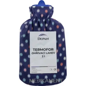 DEPAN Termofor ohrievacia fľaša s pleteným obalom 1 ks