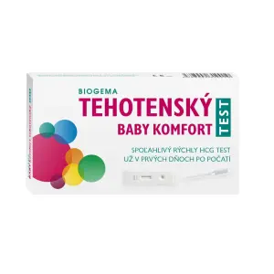 Biogema BABY TEST KOMFORT tehotenský test s pipetou samodiagnostický 1 ks