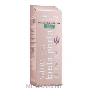 Biela perla Sensitive whitening zubná pasta s levanduľou 75 ml