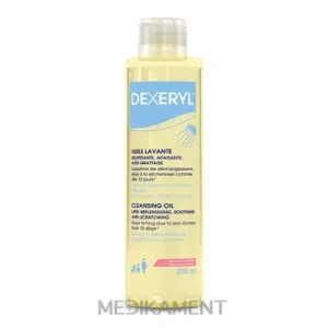 DEXERYL UMÝVACÍ OLEJ upokojujúci pre veľmi suchú kožu 200 ml