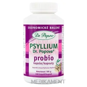 DR. POPOV PSYLLIUM PROBIO kapsuly 240 ks