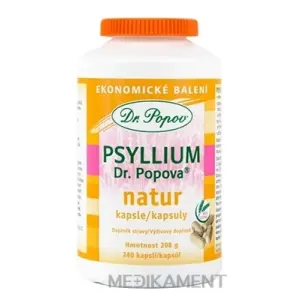 DR. POPOV PSYLLIUM NATUR kapsuly 240 ks