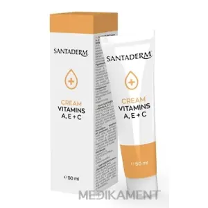 SANTADERM CREAM VITAMINS A + E + C krém s vitamínmi na suchú a odlupujúcu sa pokožku 50 ml