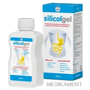 Silicolgel koloidná kys. kremičitá na gastrointestinálne problémy gél 200 ml