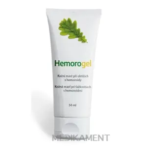 Hemorogel kožná masť pri ťažkostiach s hemoroidmi 50 ml