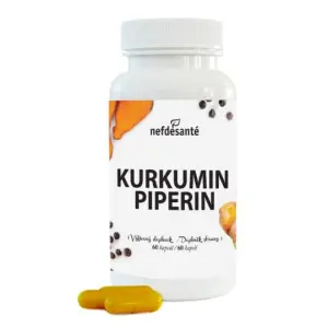 nefdesanté KURKUMIN PIPERIN kapsuly 60 ks
