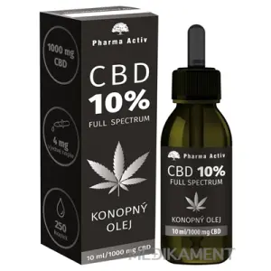Pharma Activ CBD 10% Full Spectrum KONOPNÝ OLEJ 10 ml