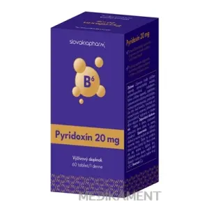 Slovakiapharm Pyridoxín 20 mg tablety 60 ks