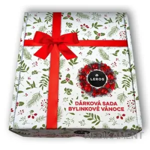 LEROS DARČEKOVÁ SADA BYLINKOVÉ VIANOCE čaje vrecúška 65 g + sirup 250 ml 1 set