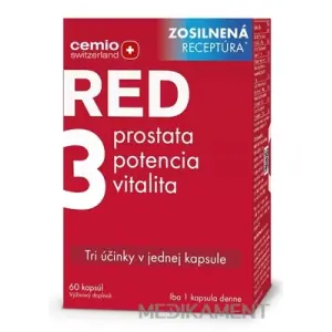 Cemio RED3 zosilnená receptúra kapsuly 60 ks