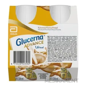Glucerna ADVANCE 1,6 kcal kávová príchuť 24 x 220 ml