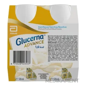Glucerna ADVANCE 1,6 kcal vanilková príchuť 24 x 220 ml