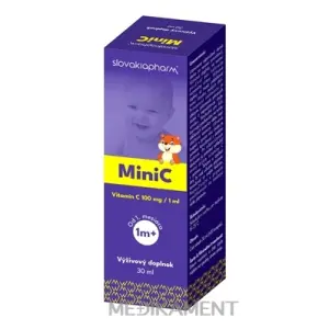 Slovakiapharm MiniC kvapky s vitamínom C pre deti od 1. mesiaca 30 ml