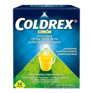 COLDREX HORÚCI NÁPOJ CITRÓN plo por 5 g 14 ks
