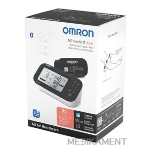 OMRON M7 Intelli IT AFIB Tlakomer na rameno (HEM-7380T1-EBK) + adaptér zdarma 1 ks, 1x1 se