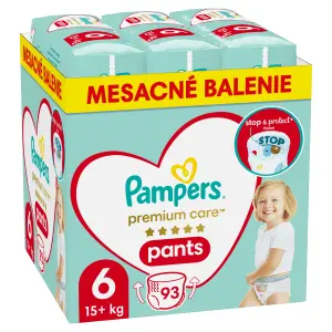 PAMPERS PREMIUM CARE Pants S6 (15+ kg) 93 ks