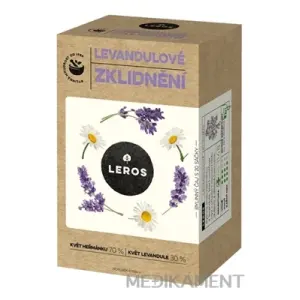LEROS LEVANDUĽOVÉ UPOKOJENIE bylinný čaj vrecúška 20 x 1 g 