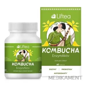 Liftea KOMBUCHA EnzymAktiv kapsuly 60 ks