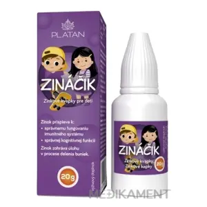 PLATAN Zináčik pre deti zinkové kvapky 20 g